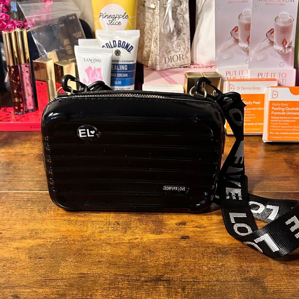 SOLD!!!! Hand-Held Mini Suitcase-Style Box Small Square Bag - PRICE IS FIRM